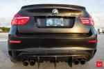 BMW X6 M Matte Black on Vossen Wheels (HF-2) 2019 года
